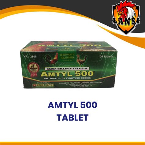 Amtyl 500 mg (100 Tablets per Box) .